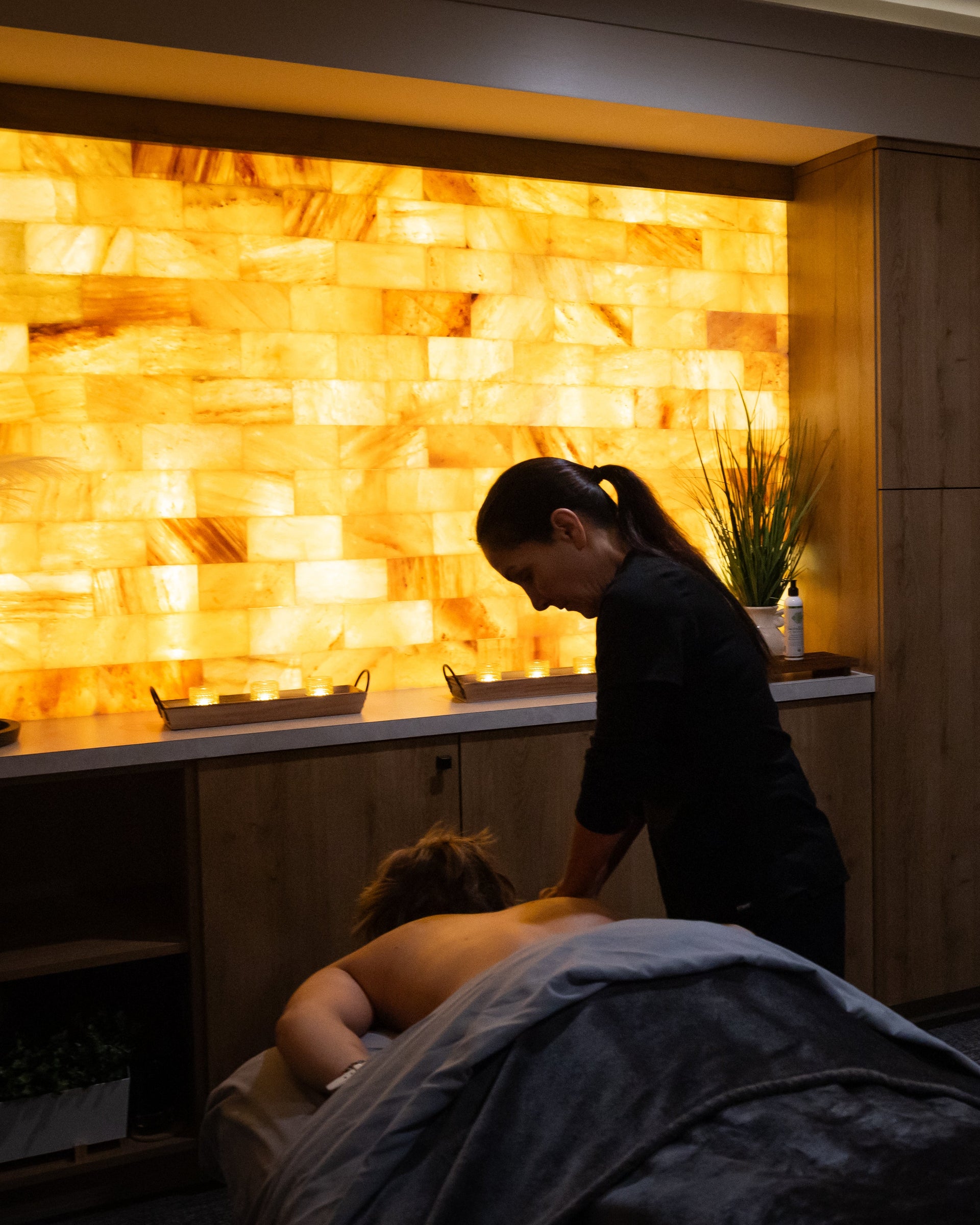 66”x34” Framed Himalayan Salt Panel